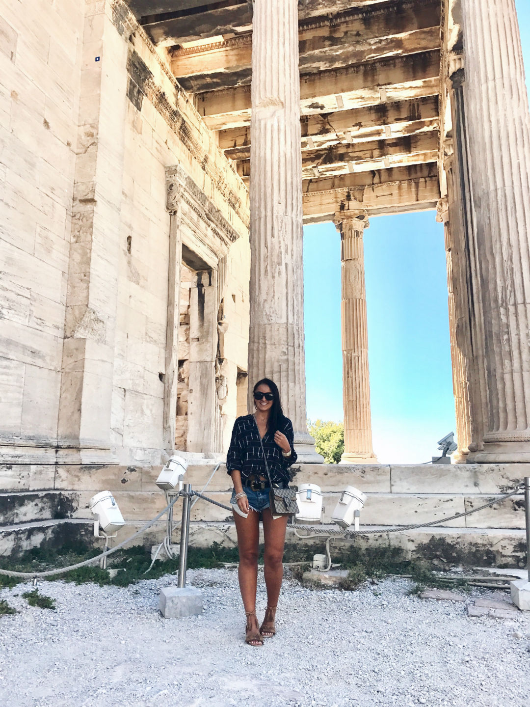 Blogger Sarah Lindner of The House of Sequins Guide to Athens. What to wear while visiting Greece
