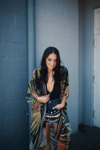 Blogger, Sarah Lindner of The House Of Sequins shares Express Spring looks