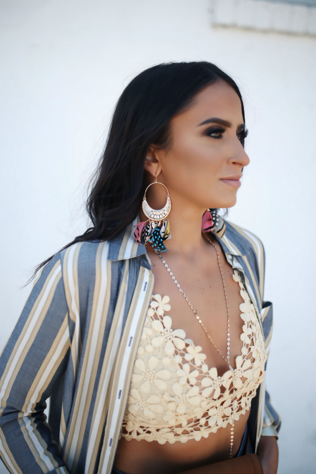 Blogger, Sarah Lindner of The House Of Sequins shares boho spring looks