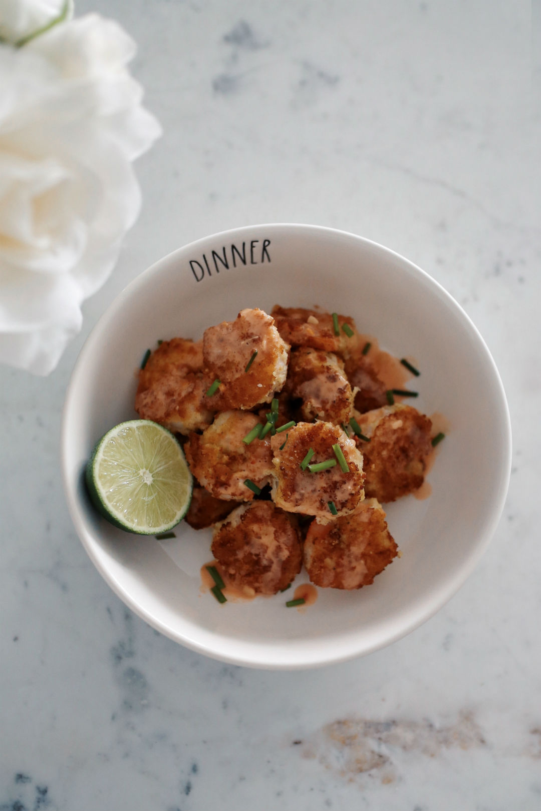 Blogger, Sarah Lindner of The House Of Sequins shares a Bang Bang Shrimp recipe