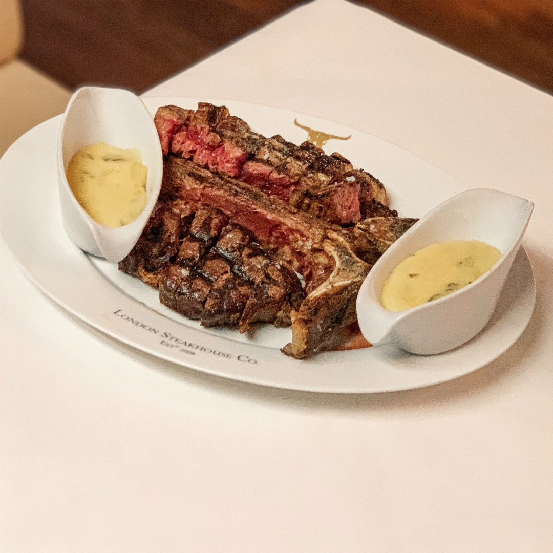 Blogger Sarah Lindner of The House of Sequins review of London Steakhouse Co. in Chelsea. Where to get a good steak meal in London