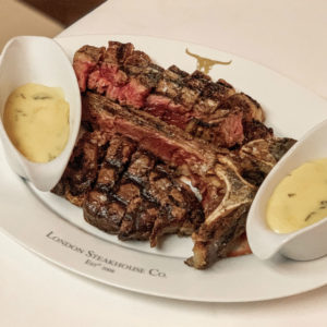 Blogger Sarah Lindner of The House of Sequins review of London Steakhouse Co. in Chelsea. Where to get a good steak meal in London