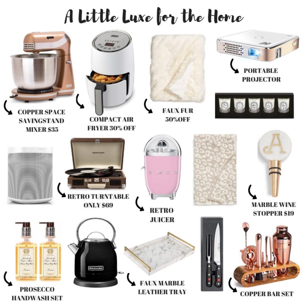 Blogger Sarah Lindner of The House of Sequins A little Luxe for the home gift guide