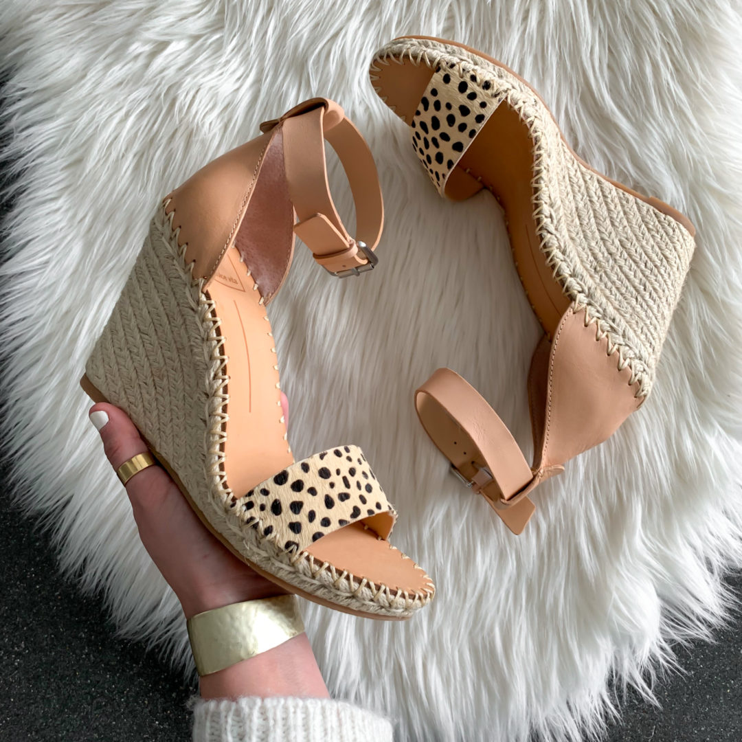 Blogger Sarah Lindner of The House of Sequins reviewing Amazon summer shoes and sandals.