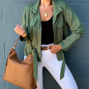 Blogger Sarah Lindner of The House of Sequins styling Walmart fashion finds.