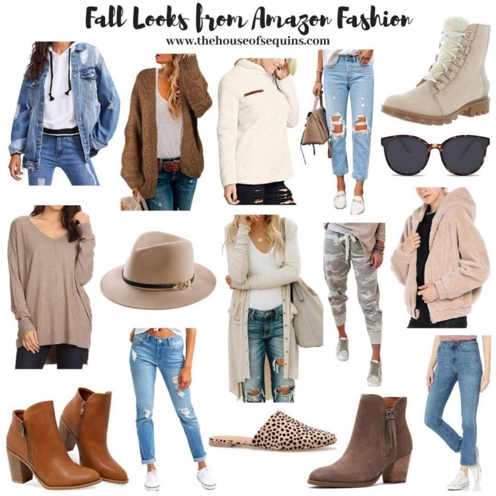 Blogger Sarah Lindner of The house of sequins Amazon fall fashion favorites