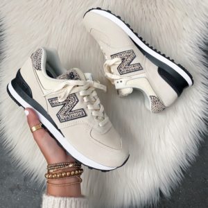 Blogger Sarah Lindner of The House of Sequins sharing her New Balance sneaker collection.