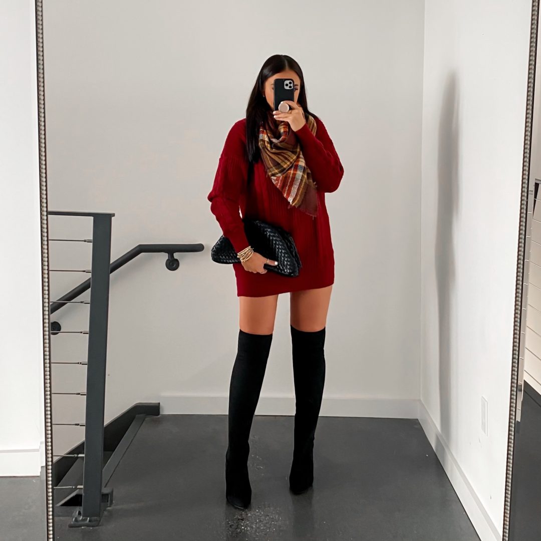 Blogger Sarah Lindner of The House of Sequins sharing winter looks.