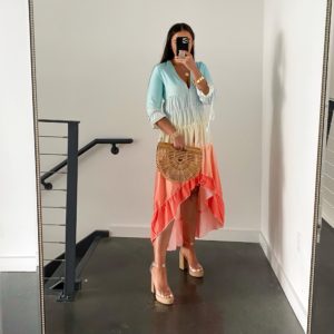 Blogger Sarah Lindner of The House of Sequins styling Amazon Fashion Spring looks.