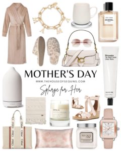 Blogger Sarah Lindner of the house of sequins mothers day gift guide 2021