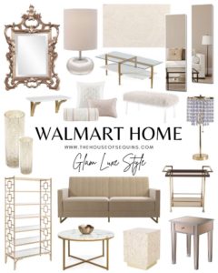 Blogger Sarah Lindner of The House of Sequins walmart and target home edition