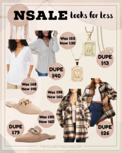 Blogger Sarah Lindner of The House of Sequins sharing Nordstrom Anniversary Sale looks for less.