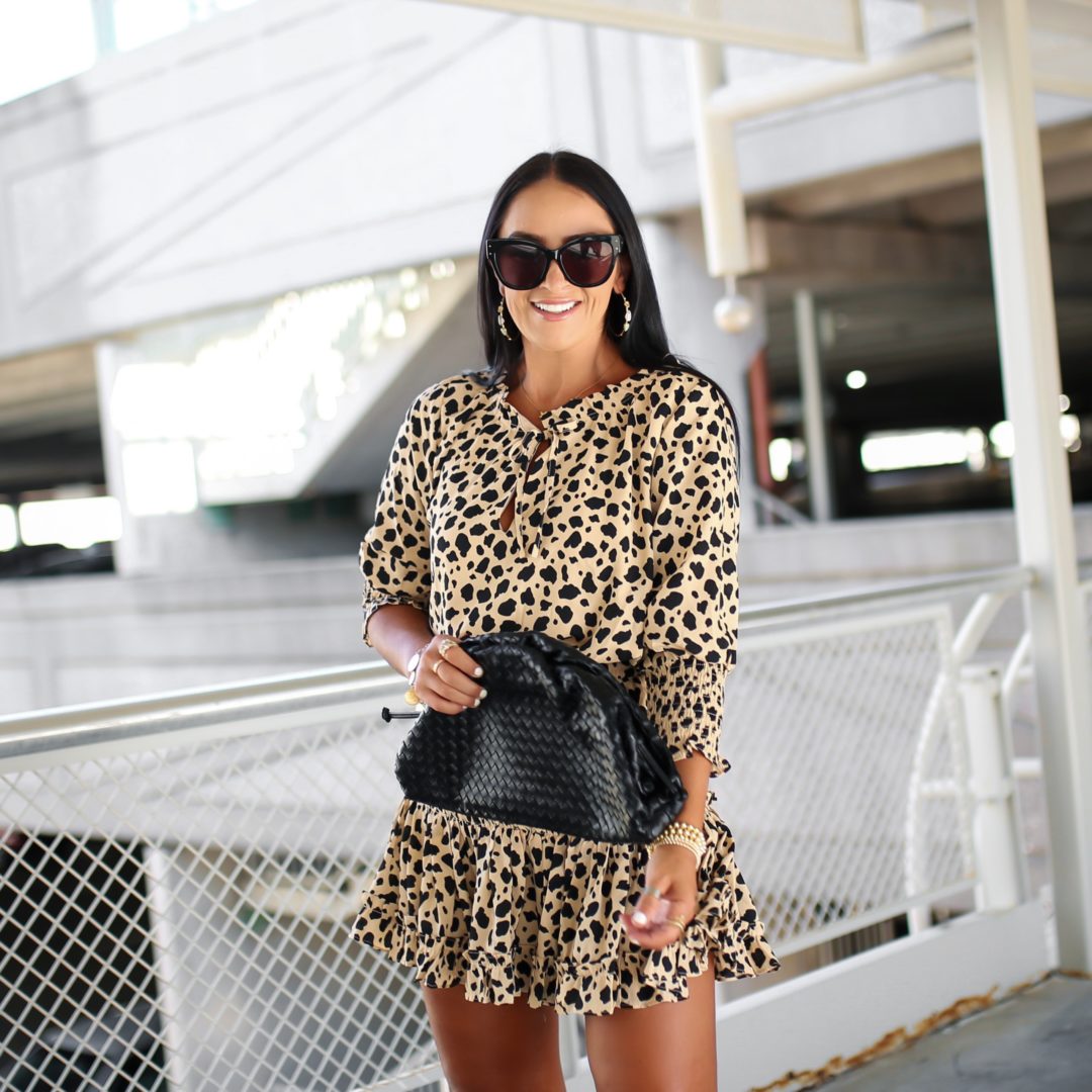 Blogger Sarah Lindner of The House of Sequins styling fall outfits from Buddy Love.