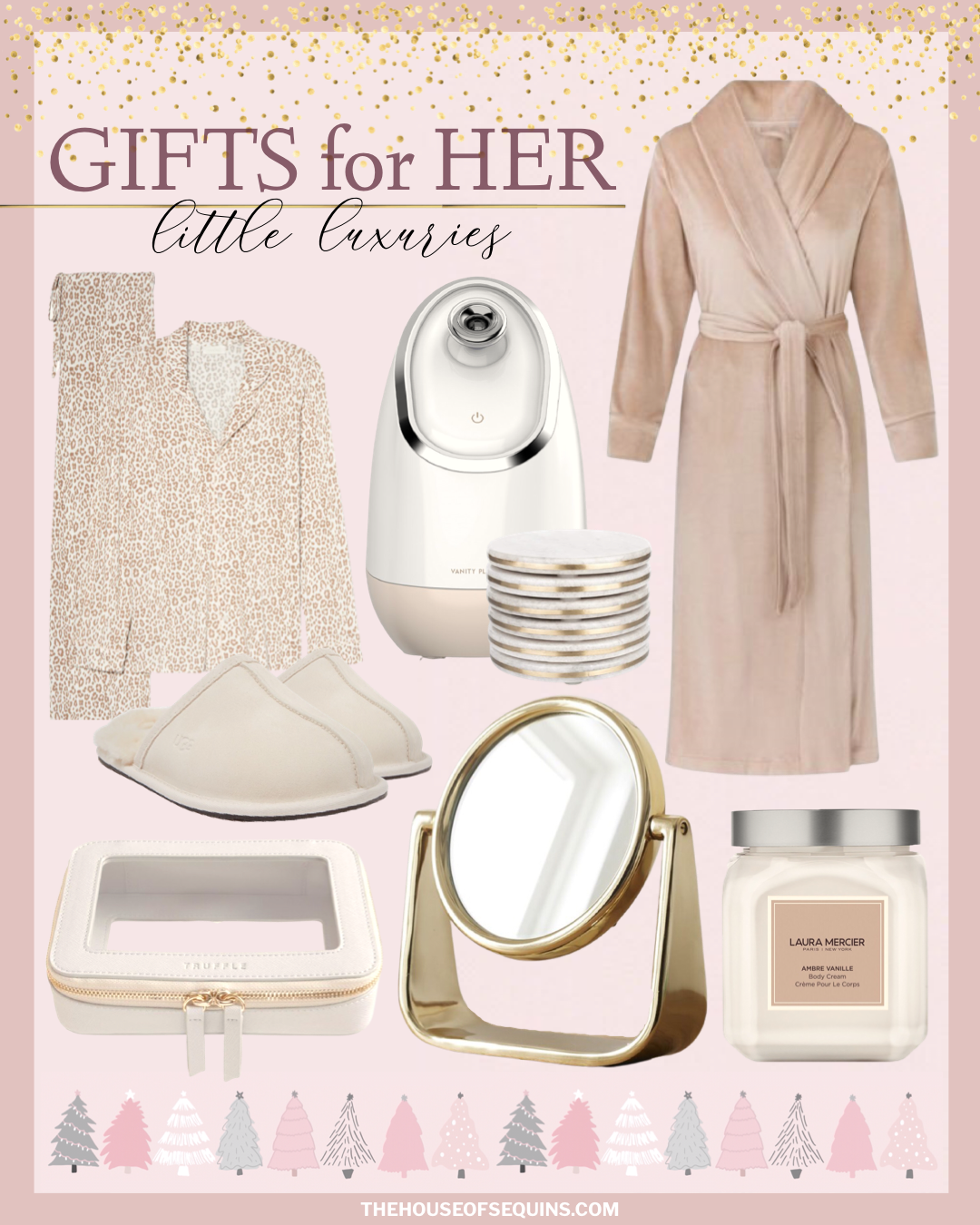 Blogger Sarah Lindner of The House of Sequins sharing 2021 Holiday Gift Guide.
