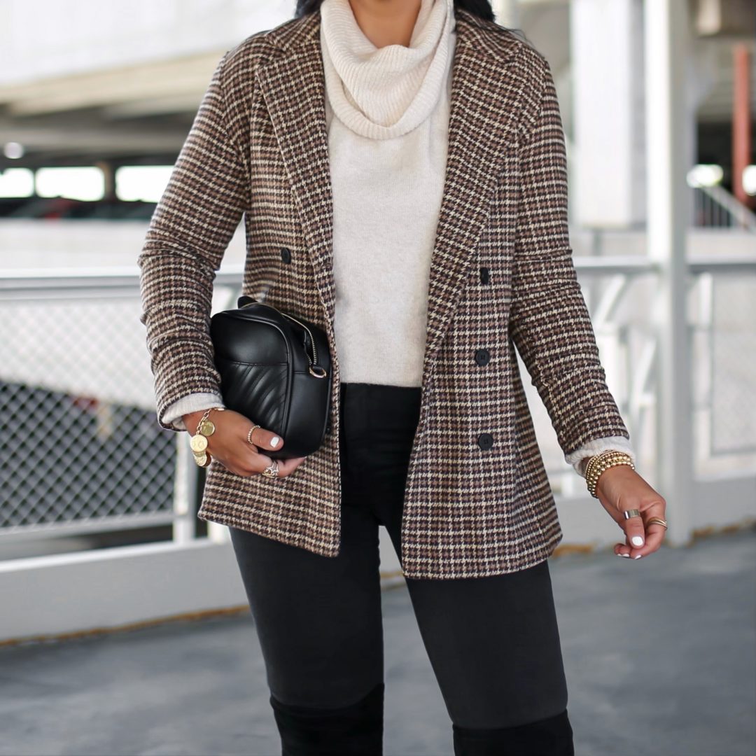Blogger Sarah Lindner of The House of Sequins styling Fall outfits.