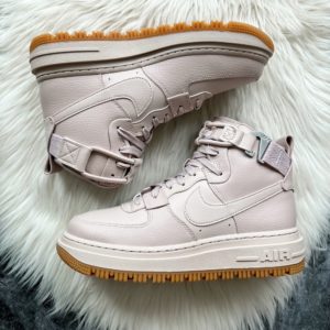 Blogger Sarah Lindner of The House of Sequins sharing Nike sneakers.