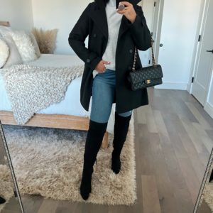 Blogger Sarah Lindner of The House of Sequins sharing winter coat favorites.