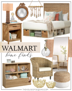 Blogger Sarah Lindner of The House of Sequins sharing Walmart Home Favorites.