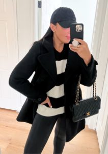Blogger Sarah Lindner of The House of Sequins styling winter looks from Walmart Fashion.