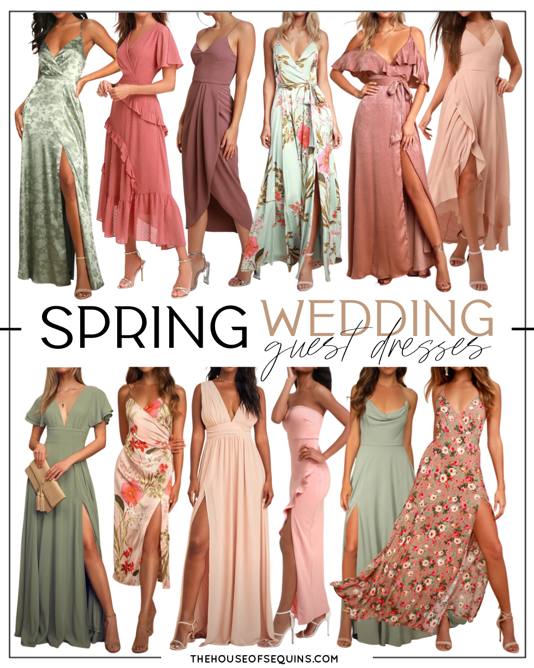 dresses for spring wedding guest