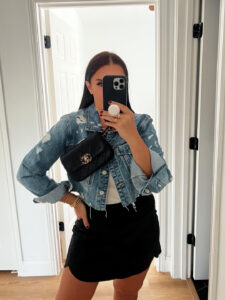 Blogger Sarah Lindner of The House of Sequins styling Walmart Fashion Spring Outfits.