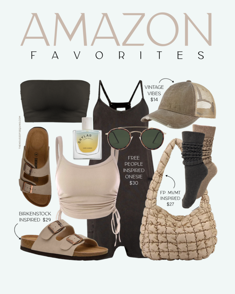Blogger Sarah Lindner of The House of Sequins sharing Amazon Outfit Inso.